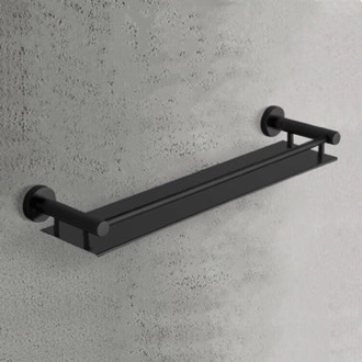 Bathroom Shelf Wall Mounted Matte Black Bathroom Shelf Nameeks NCB119